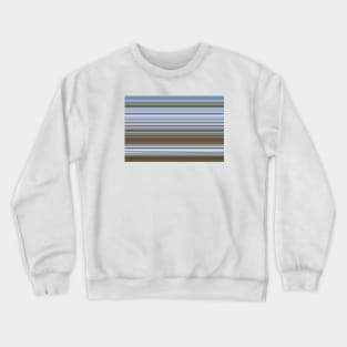 Blue & Brown Stripes Crewneck Sweatshirt